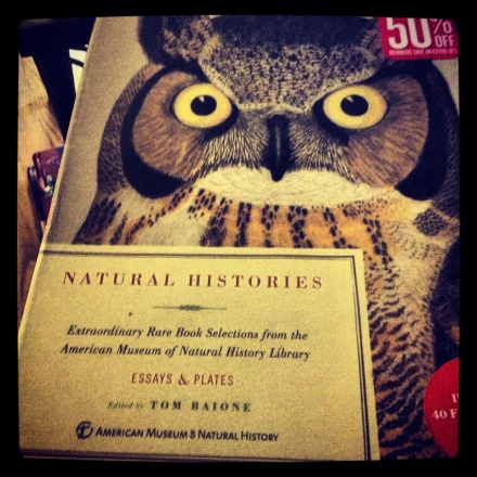 Natural history book & plates